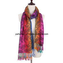 Jacquard Pashmina Paisley Feel Shawl Scarf for Women